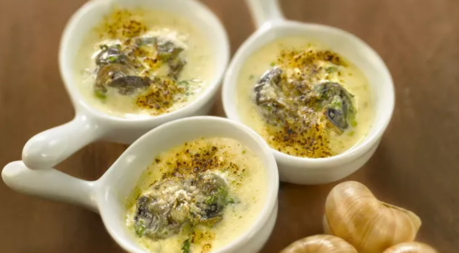 Crème Brûlée Aux Escargots En Persillade