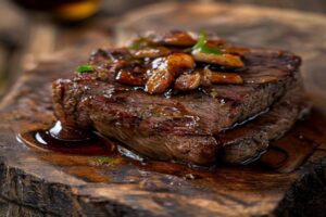 bavette à l'échalote