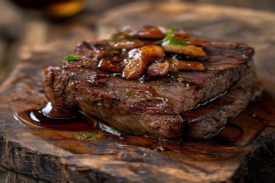 bavette à l'échalote