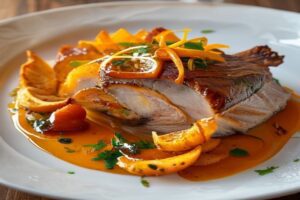 Caneton à l'orange