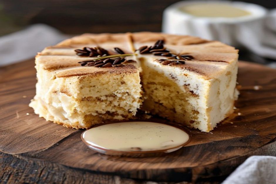 Chiffon cake au sarrasin