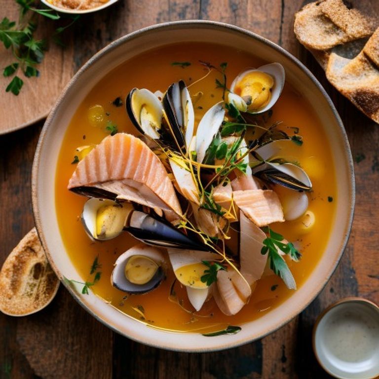 Morue façon bouillabaisse aux saveurs safranées
