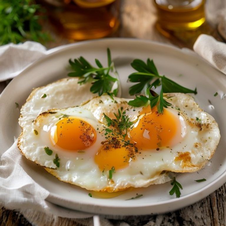 Oeufs frits à l'espagnole