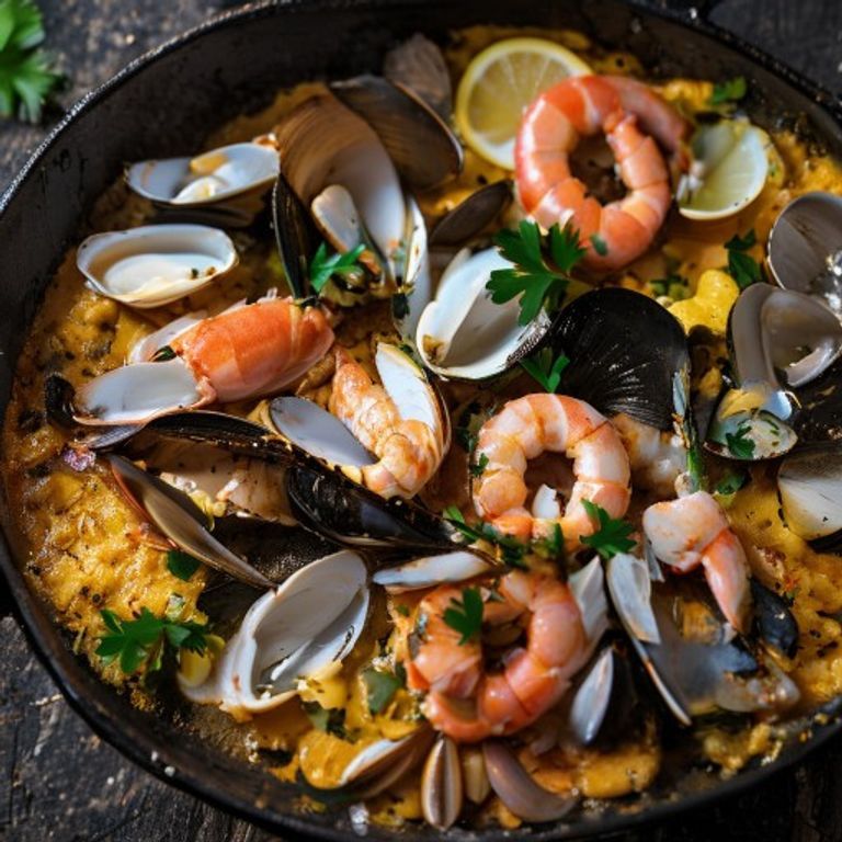 Paella aux coquillages