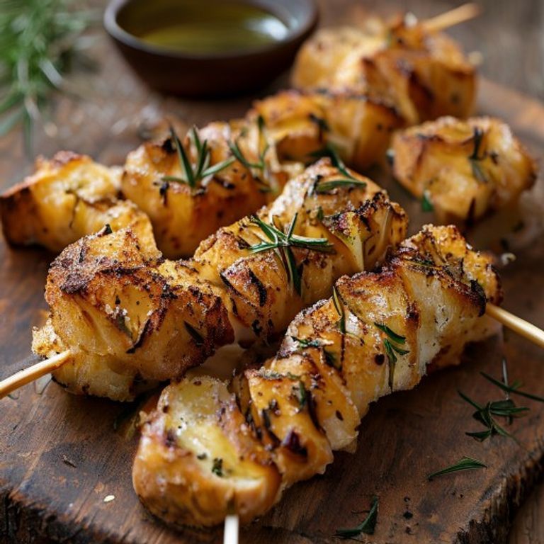 Pain grillé à l'ail et au romarin