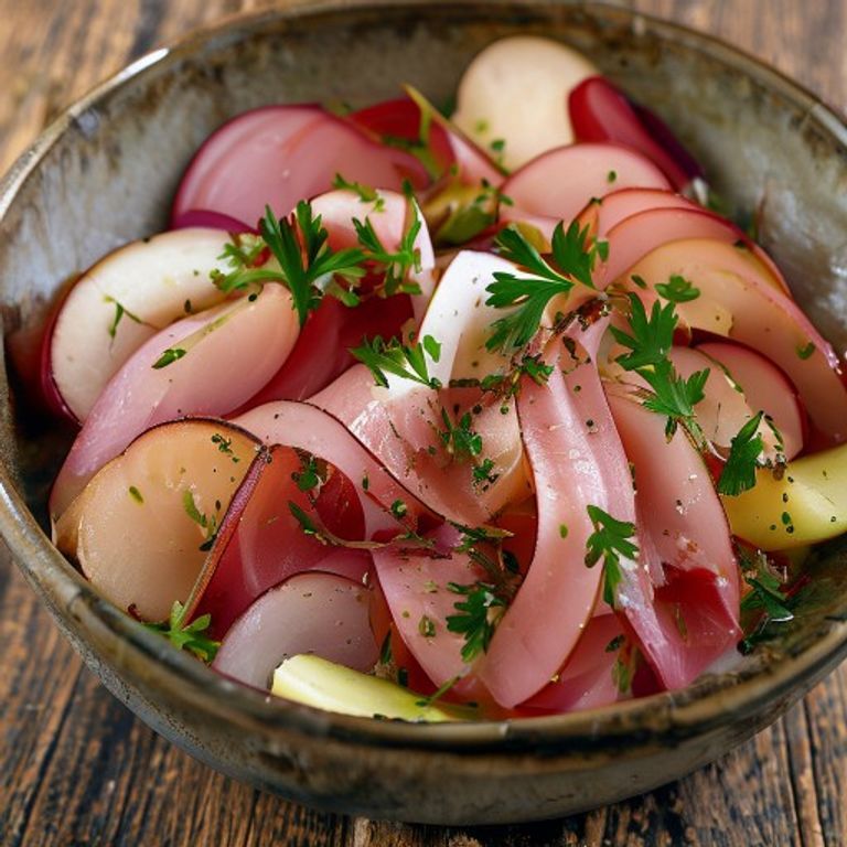 Salade aux deux jambons