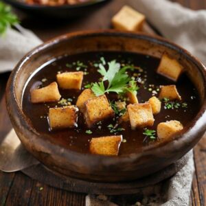 Soupe de foie de canard