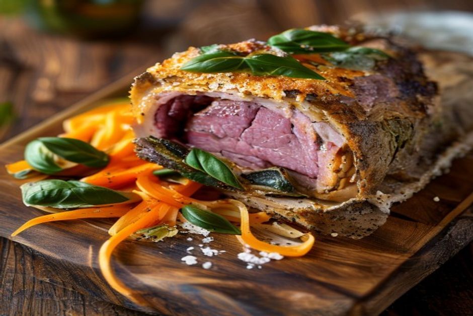 Agneau en croûte de sel