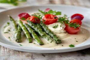 Asperges sauce mousseline