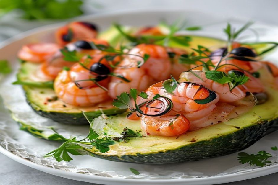 Avocats aux crevettes