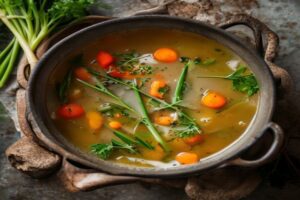 Bouillon de légumes à l'italienne