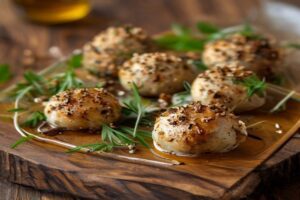 Boulettes de fromage et noix