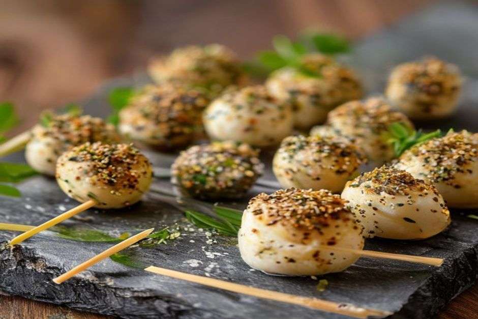boulettes de fromage et noix