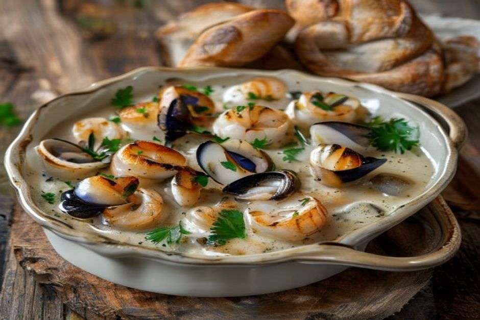 Cassolette de Saint-Jacques au Thermomix
