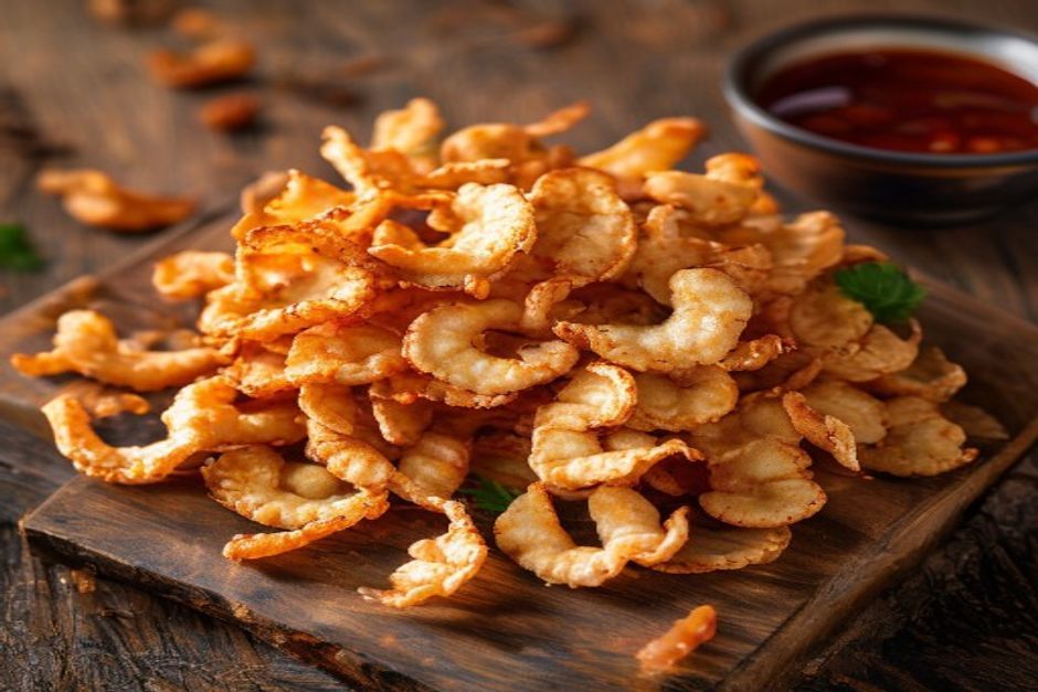chips de crevettes