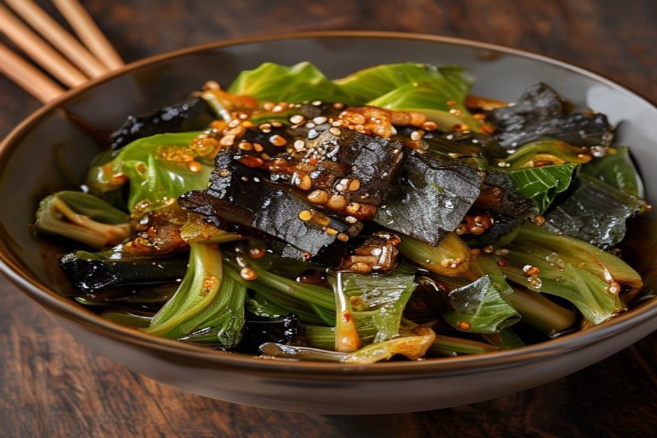 chou chinois braisé