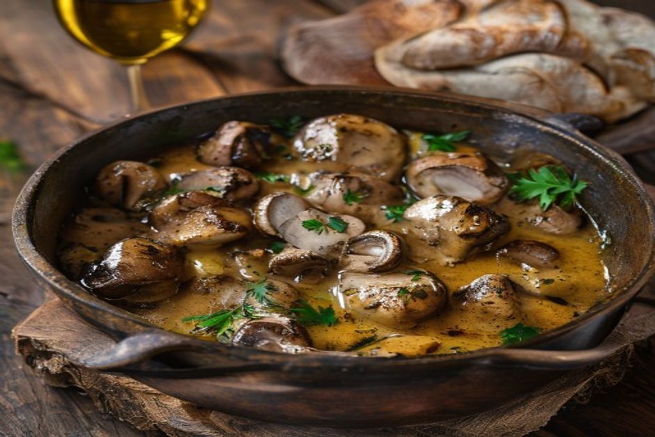 coq au vin jaune et morilles