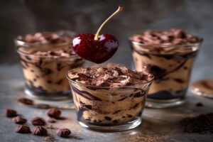 Photo de Crème au chocolat et au kirsch