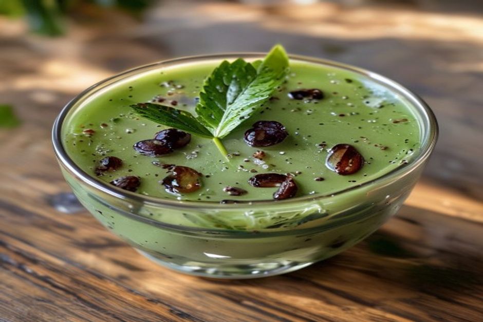 Photo de Crème de concombre à la menthe