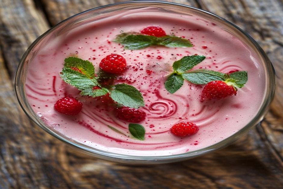 Photo de Crème de fraises au poivre