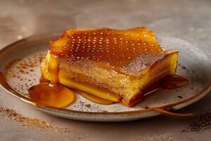 Photo de crème renversée au caramel