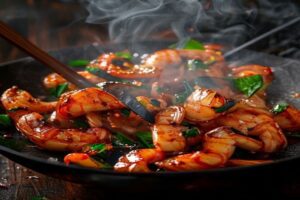Crevettes à la Hunan