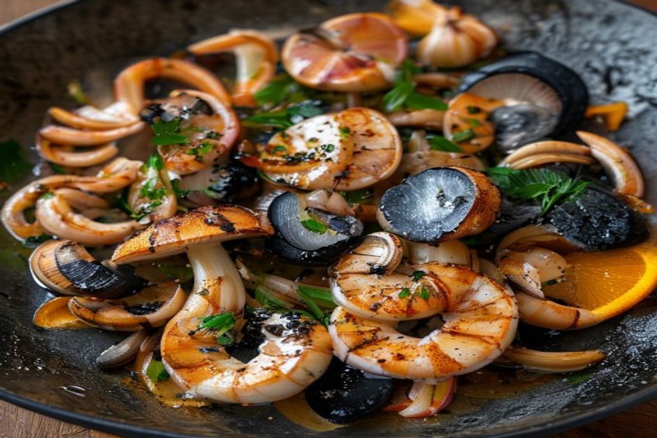 Photo de Crevettes aux champignons noirs Shangyi