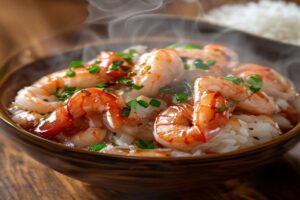 crevettes à la sauce Shao Hsing