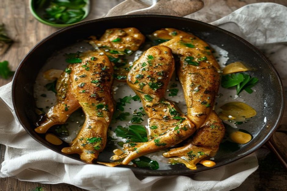 cuisses de grenouille en persillade