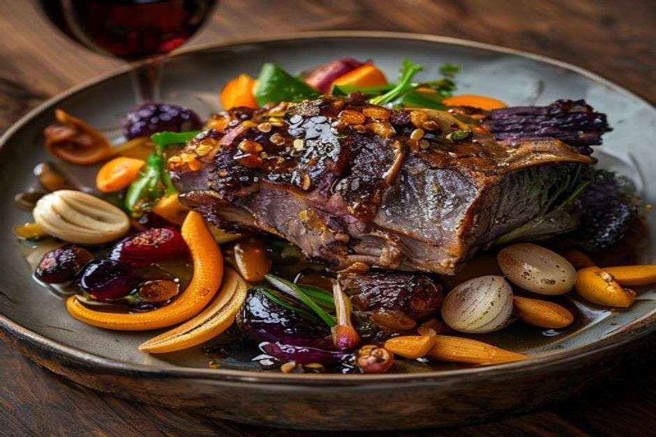épaule d'agneau à la moruna