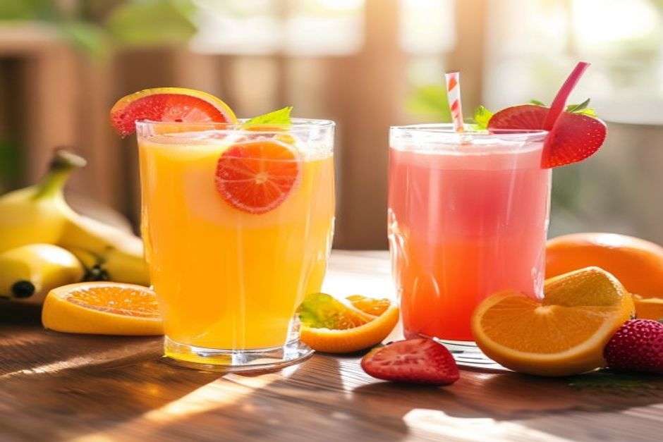 jus banane fraise agrumes