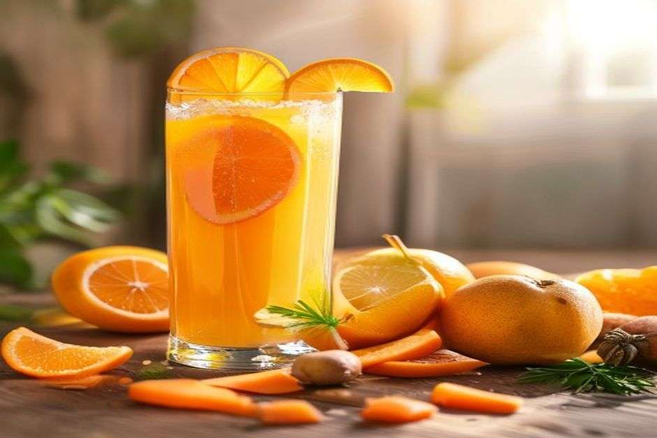 jus orange carotte poire