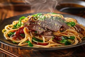 Nouilles Lo Mein faciles