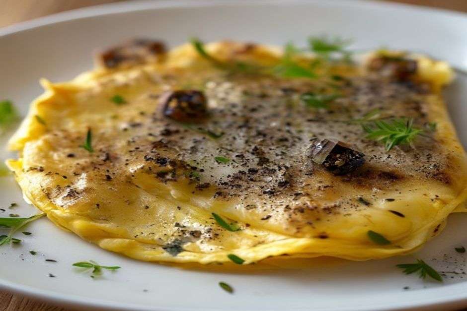 Omelette à la truffe