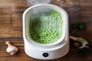 petits pois vapeur Thermomix