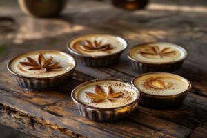 Photo de Petits pots de crème au café et gingembre