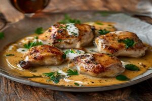 Poulet au marsala