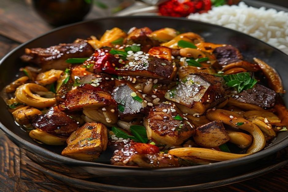 Photo de Poulet Sichuan aux noix de cajou