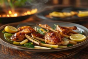 Photo de Poulet soja au bambou et citron