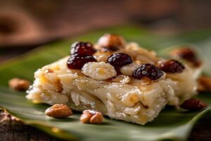 riz gluant aux fruits secs