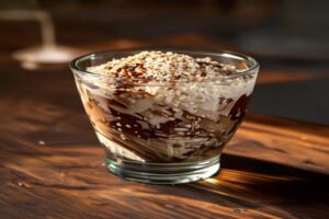 Photo de riz gluant chocolat coco