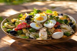 salade de riz light au thon