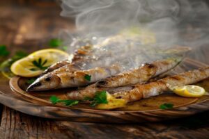 sardines frites