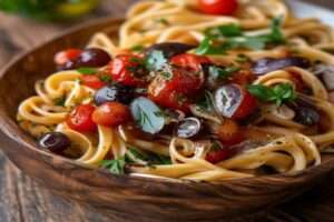 sauce aux légumes et aux herbes
