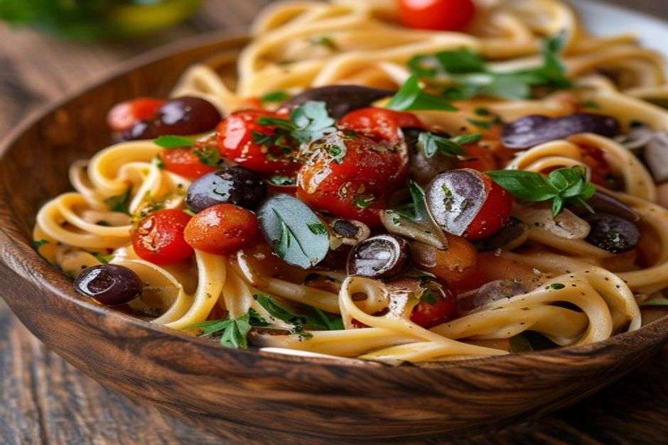 sauce aux légumes et aux herbes
