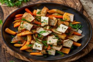 Photo de sauté de légumes au tofu