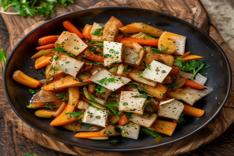 Photo de sauté de légumes au tofu