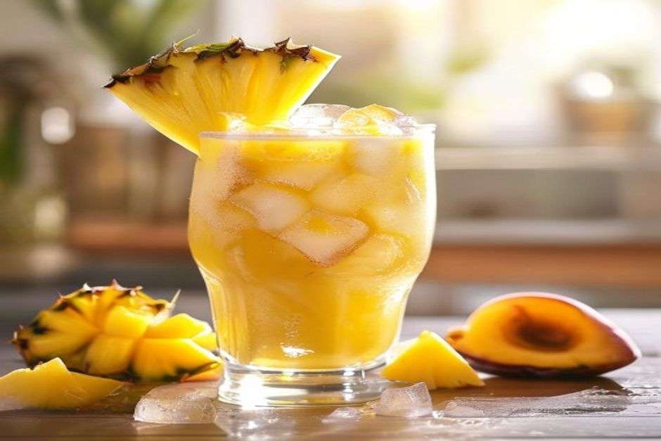 Smoothie ananas abricot