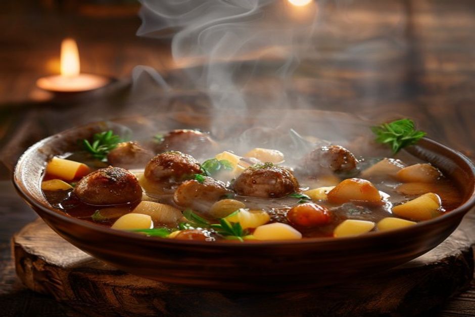 soupe à la viande