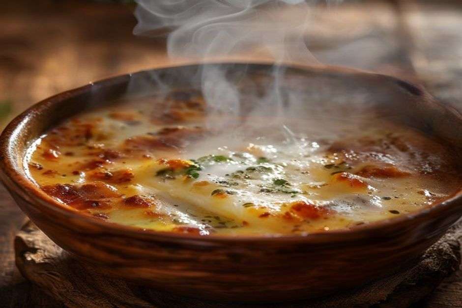 Soupe à l'oignon gratinée